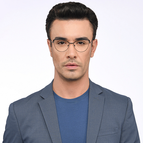 Vincent Chase Online Black Full Rim Cat Eye right side