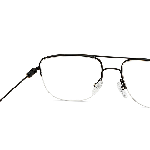 Vincent Chase Online Black Half Rim Square right side