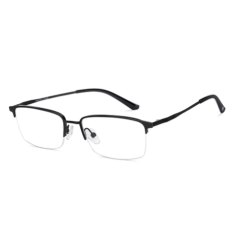 Vincent Chase Online Black Half Rim Rectangle right side