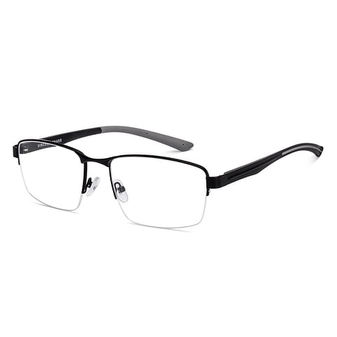 Vincent Chase Online Black Half Rim Rectangle left side
