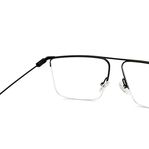 Vincent Chase Online Black Half Rim Square right side