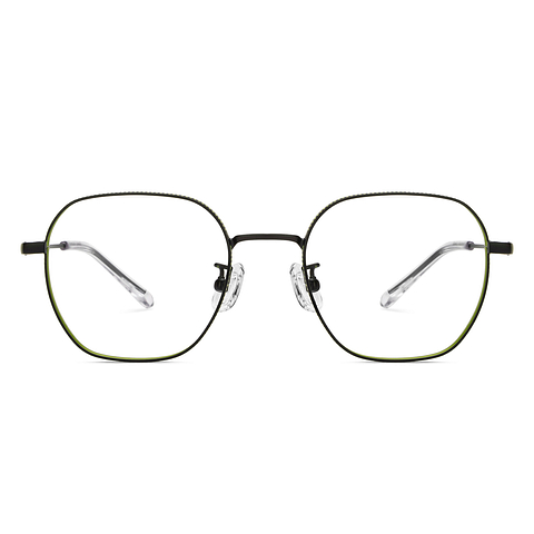 Vincent Chase Black Full Rim Geometric right side