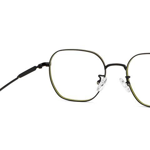 Vincent Chase Black Full Rim Geometric right side