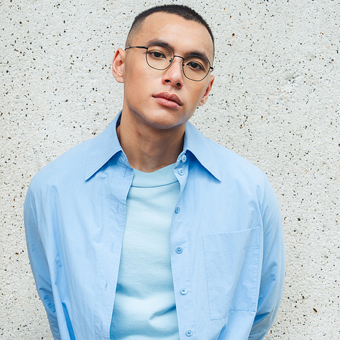 Vincent Chase Black Full Rim Geometric right side
