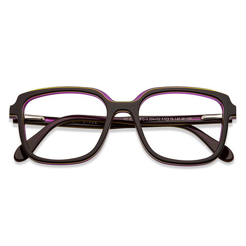 Vincent Chase Online Purple Full Rim Square left side