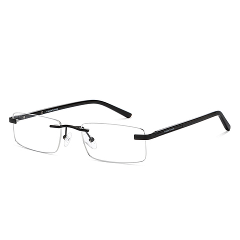 Vincent Chase Online Black Rimless Rectangle right side