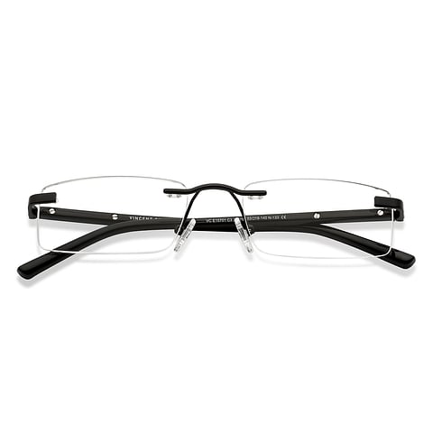 Vincent Chase Online Black Rimless Rectangle left side