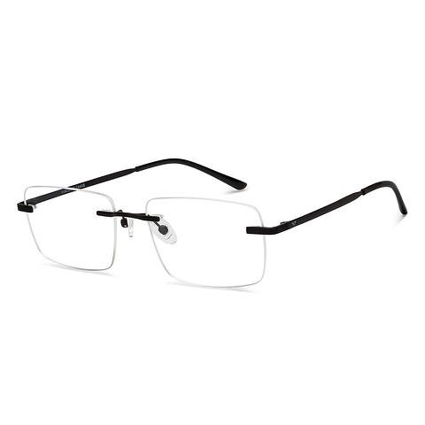 Vincent Chase Online Black Rimless Square right side
