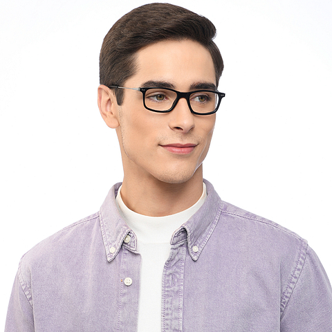 Vincent Chase Online Black Full Rim Rectangle left side