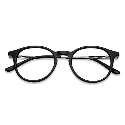 Vincent Chase Online Black Full Rim Round left side
