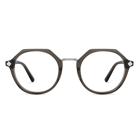 Vincent Chase Online Black Transparent Full Rim Geometric left side