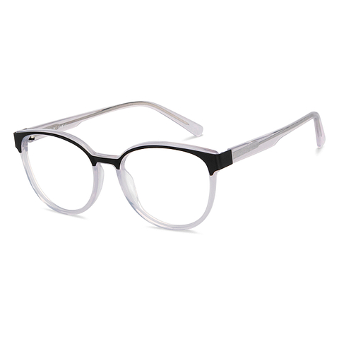 Vincent Chase Online Black Transparent Full Rim Round right side