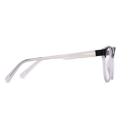 Vincent Chase Online Black Transparent Full Rim Round left side