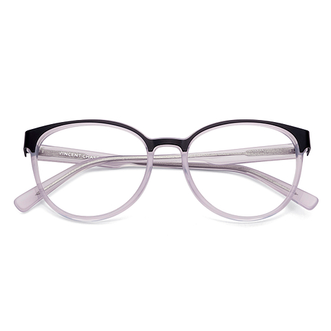 Vincent Chase Online Black Transparent Full Rim Round left side