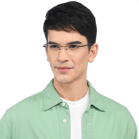 Vincent Chase Online Black Rimless Rectangle right side