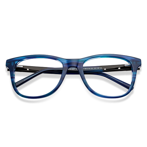Vincent Chase Online Sky Blue Full Rim Square left side