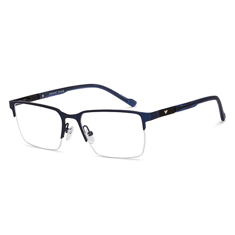 Vincent Chase Online Blue Half Rim Rectangle right side