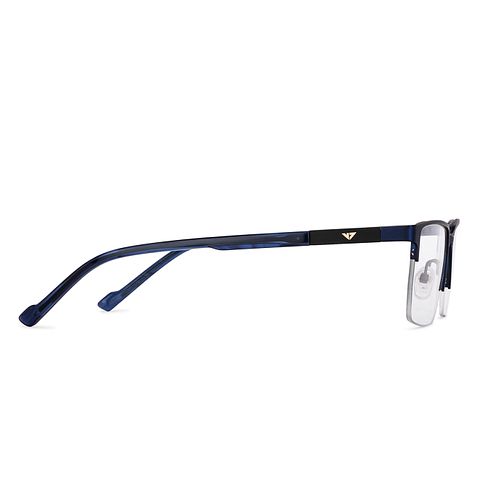 Vincent Chase Online Sky Blue Half Rim Rectangle left side