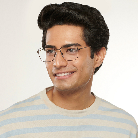 Vincent Chase Online Light Brown Full Rim Square right side