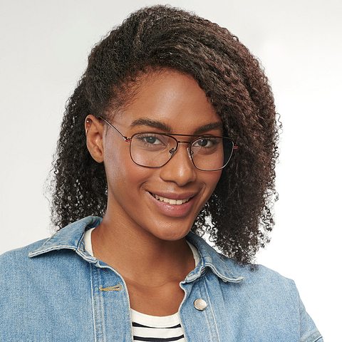 Vincent Chase Online Light Brown Full Rim Square right side