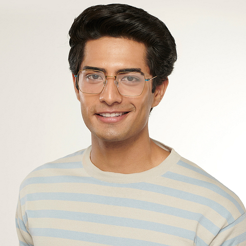 Vincent Chase Online Gold Full Rim Square left side