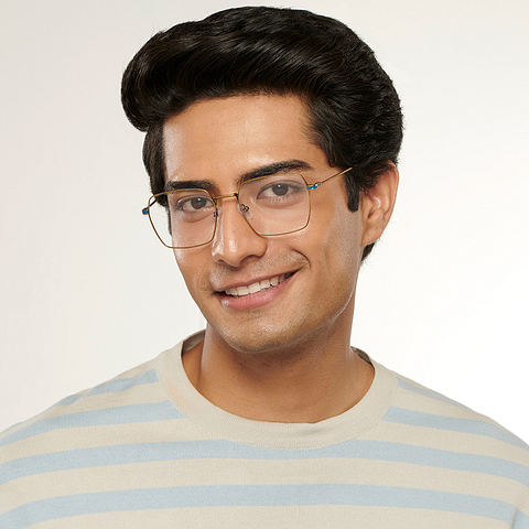 Vincent Chase Online Gold Full Rim Square right side