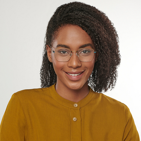 Vincent Chase Online Gold Full Rim Square left side