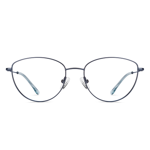 Vincent Chase Sky Blue Full Rim Cat Eye right side