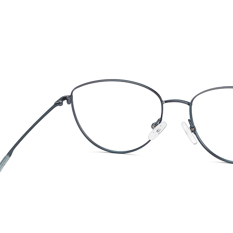 Vincent Chase Sky Blue Full Rim Cat Eye right side