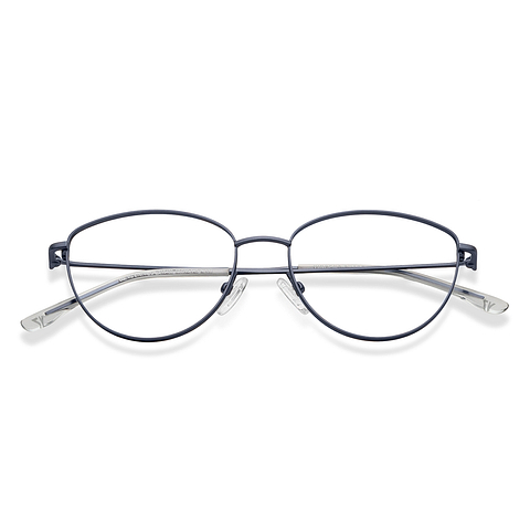 Vincent Chase Sky Blue Full Rim Cat Eye left side