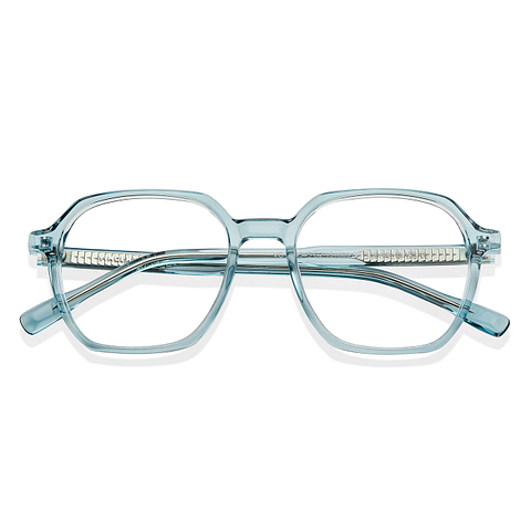 Vincent Chase Online Sky Blue Full Rim Geometric left side