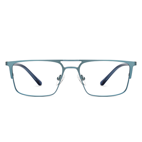 Vincent Chase Online Sky Blue Full Rim Rectangle left side
