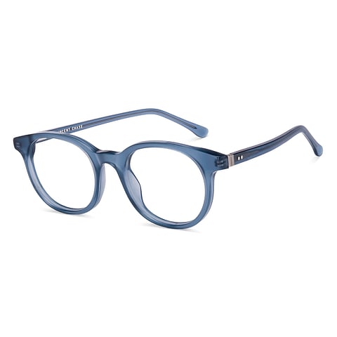 Vincent Chase Online Sky Blue Full Rim Round left side