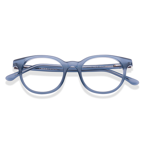 Vincent Chase Online Sky Blue Full Rim Round left side