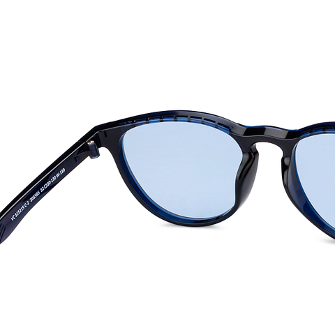 Vincent Chase Polarized Sky Blue Full Rim Round right side