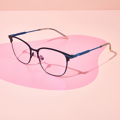 Vincent Chase Online Sky Blue Full Rim Square left side Vincent Chase Online Sky Blue Full Rim Square left side