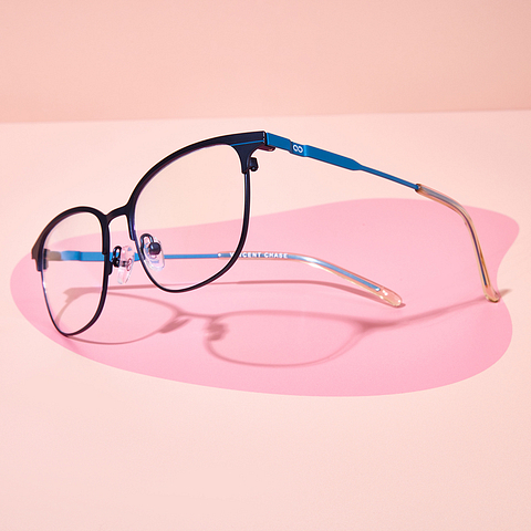 Vincent Chase Online Sky Blue Full Rim Square right side Vincent Chase Online Sky Blue Full Rim Square right side