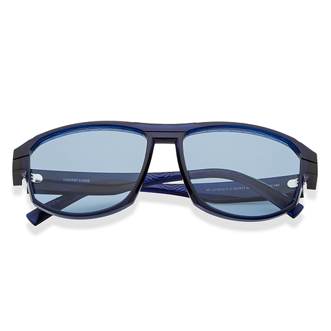 Vincent Chase Online Sky Blue Full Rim Square left side