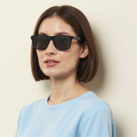 Vincent Chase Polarized Sky Blue Full Rim Square right side