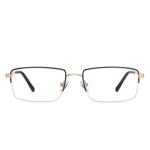 Vincent Chase Online Sky Blue Half Rim Rectangle left side