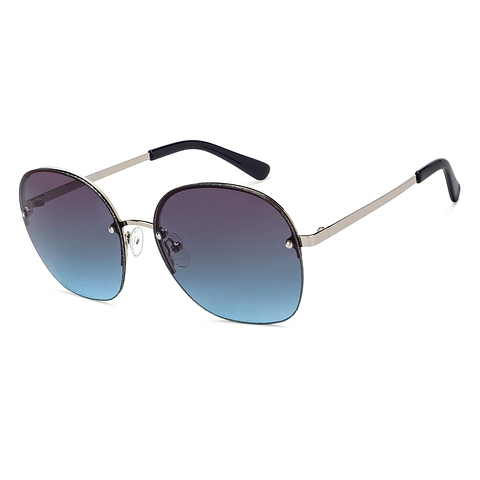 Vincent Chase Online Silver Half Rim Round right side