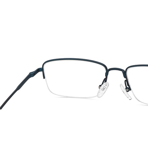 Vincent Chase Online Sky Blue Half Rim Rectangle right side