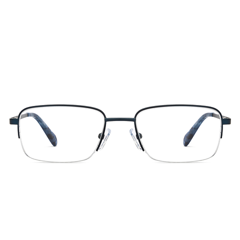 Vincent Chase Online Sky Blue Half Rim Rectangle left side
