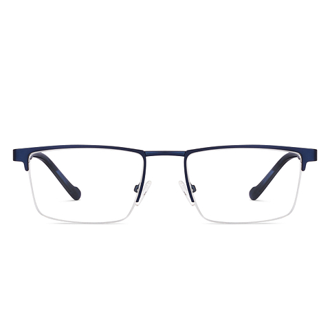 Vincent Chase Online Sky Blue Half Rim Rectangle left side