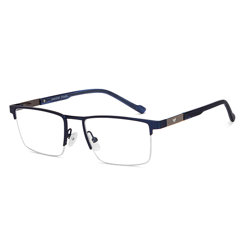 Vincent Chase Online Sky Blue Half Rim Rectangle right side