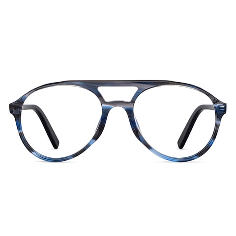 Vincent Chase Online Sky Blue Full Rim Aviator left side