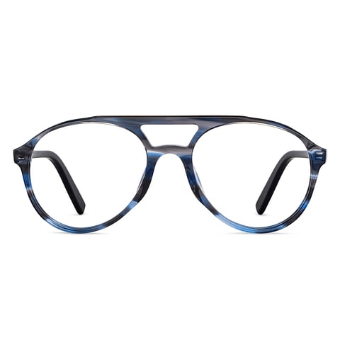 Vincent Chase Online Blue Tortoise Full Rim Aviator left side