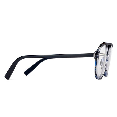 Vincent Chase Online Sky Blue Full Rim Aviator left side