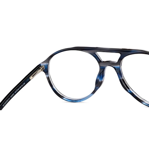 Vincent Chase Online Sky Blue Full Rim Aviator right side