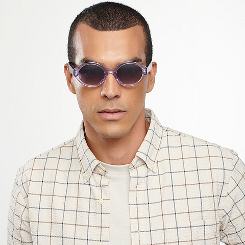 Vincent Chase Online Blue Transparent Full Rim Round right side
